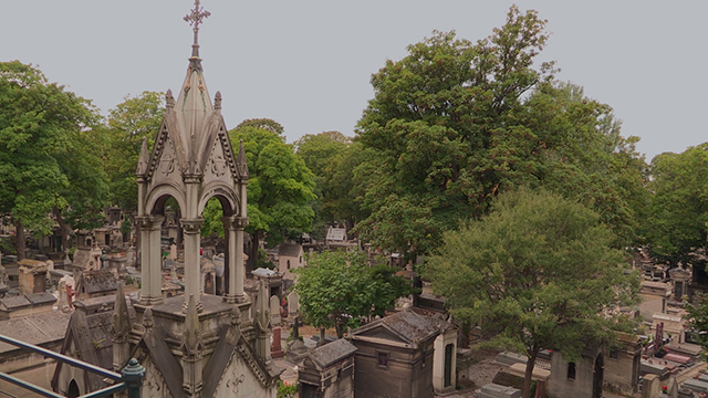 Le cimetière Montmartre à Paris